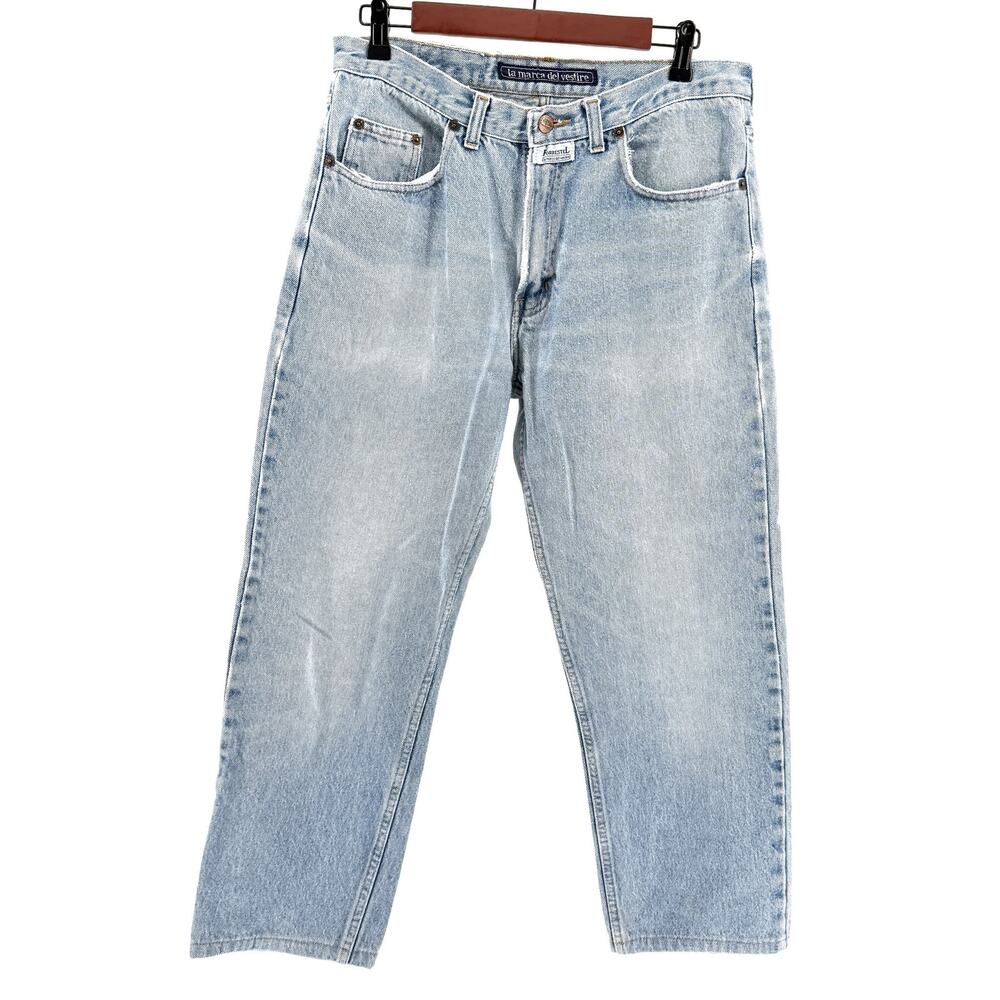 Vintage 90s Forrestel Light Wash High Waist Straight Leg Jeans